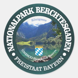 Sticker Rond Le Parc national de Berchtesgaden