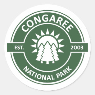 Sticker Rond Le Parc national de Congaree