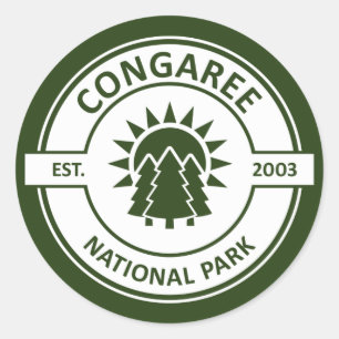 Sticker Rond Le Parc national de Congaree