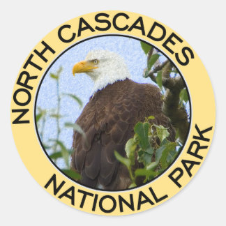 Sticker Rond Le Parc national de North Cascades