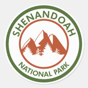 Sticker Rond Le Parc national de Shenandoah