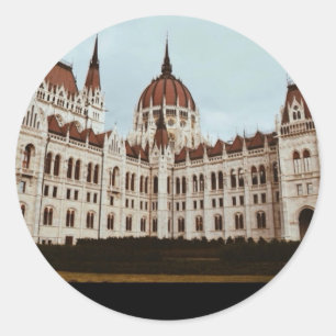 Sticker Rond Le Parlement hongrois, Budapest, Hongrie