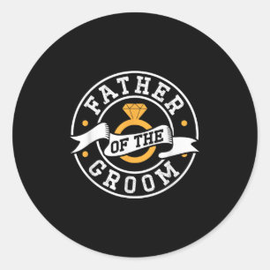 Sticker Rond Le Père De La Groom Dit Mariage Du Bachelor Party