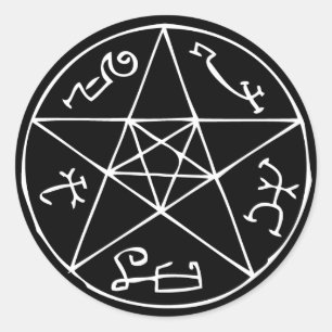 Sticker Rond Le piège du diable