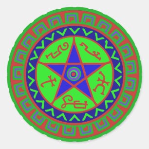 Sticker Rond Le piège du diable