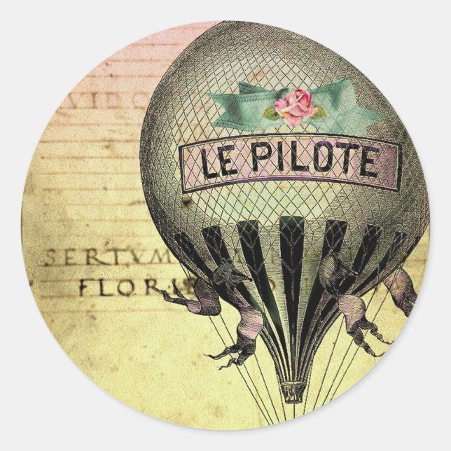 Sticker Rond *Le PiLoTe* (Devant)