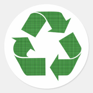 Sticker Rond le plaid réutilisent