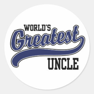 Sticker Rond Le plus grand oncle du monde