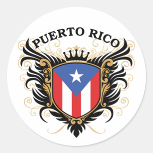 Sticker Rond Le Porto Rico