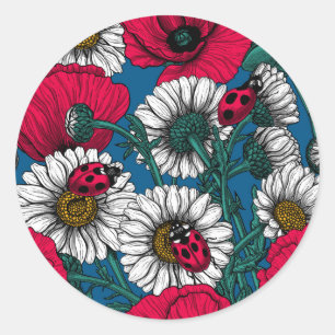 Sticker Rond Le pré