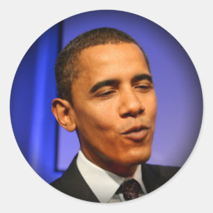 Sticker Rond Le Président Barack Obama