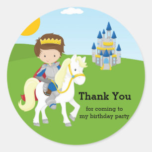 Sticker Rond Le Prince Charming