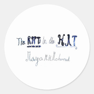 Sticker Rond Le RAT dans le CASQUETTE