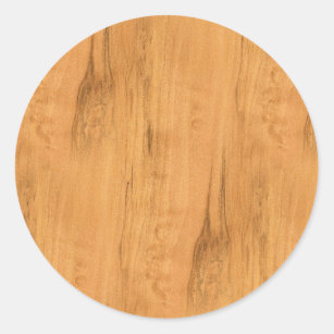 Sticker Rond Le regard de la texture en bois de grain d'érable
