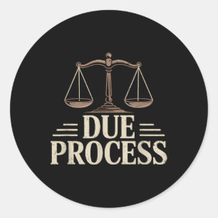 Sticker Rond Le Respect De Toutes Les Droits Juridiques Droit C