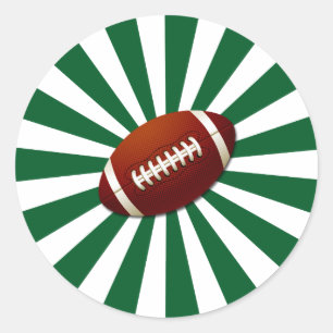 STICKER ROND LE RÉTRO FOOTBALL