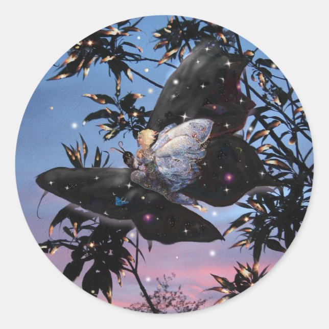 Sticker Rond Le réveillon d'été ! (Devant)