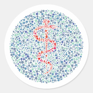 Sticker Rond Le Rod d'Asclepius Ishihara