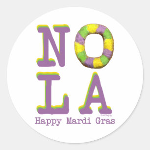 Sticker Rond Le Roi Cake de NOLA