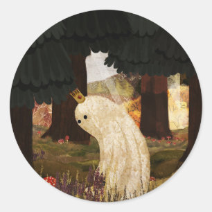 Sticker Rond Le roi des champignons