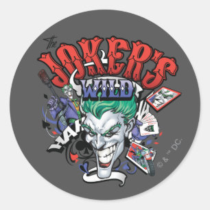 Sticker Rond Le sauvage du Joker