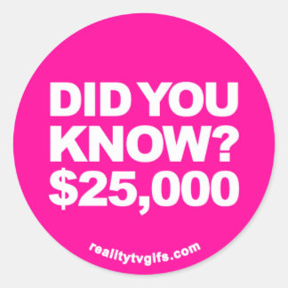 Sticker Rond Le saviez-vous? -Autocollants