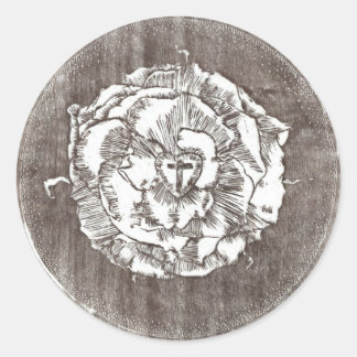 Sticker Rond Le sceau de Luther