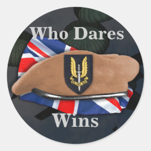 Sticker Rond le service aérien spécial SAS contrôle