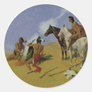 Sticker Rond Le signal fumigène