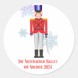 Sticker Rond Le soldat du jouet Nutcracker 2024
