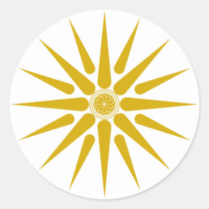 STICKER ROND LE SOLEIL DE VERGINA