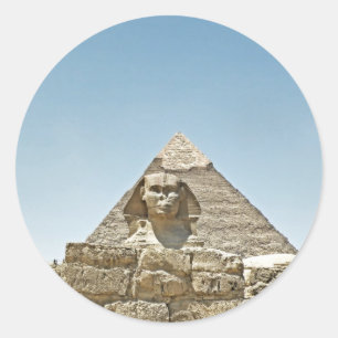 Sticker Rond Le sphinx
