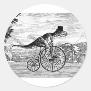 Sticker Rond Le Sunday Ride de T-Rex