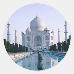 Sticker Rond Le Taj Mahal