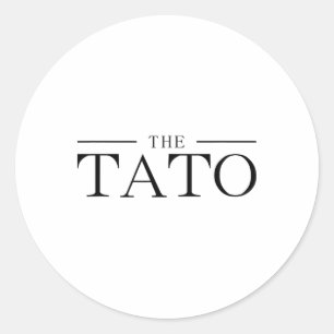Sticker Rond Le Tato - Papa Ukrainien D'Ukraine