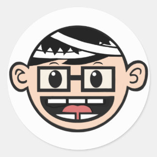 Sticker Rond Le Ted original