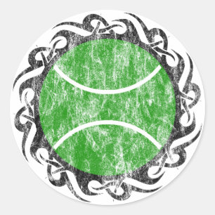 Sticker Rond le tennis. tribal.