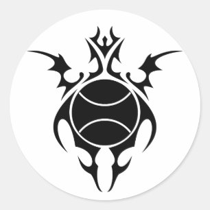 Sticker Rond le tennis. tribal.