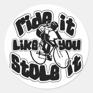 Sticker Rond Le tour qu'il vous aiment l'a volé