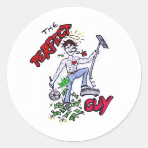 Sticker Rond Le type parfait