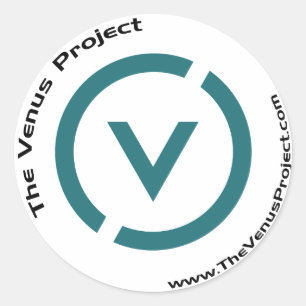 Sticker Rond Le V