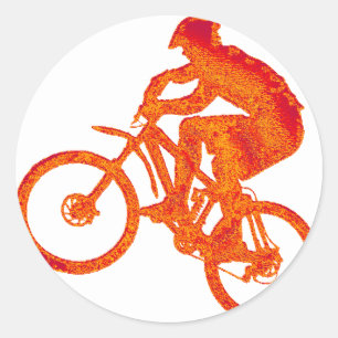 Sticker Rond Le vélo prennent du temps