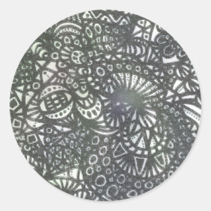 Sticker Rond Le ver à vent A1