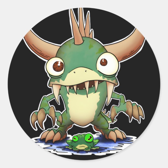 Sticker Rond Le Vestige Légendaire De La Rhénanie Du Wisconsin (Devant)