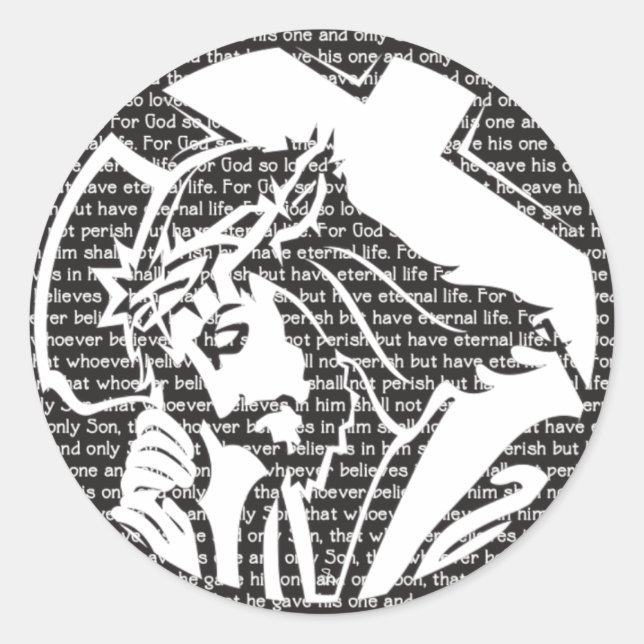 Sticker Rond Le visage du vrai amour.png (Devant)