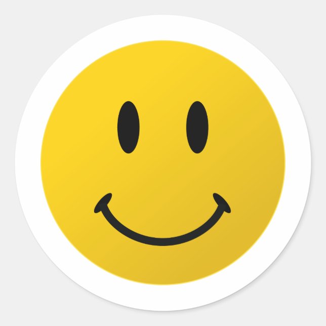 Sticker Rond Le visage original (Devant)