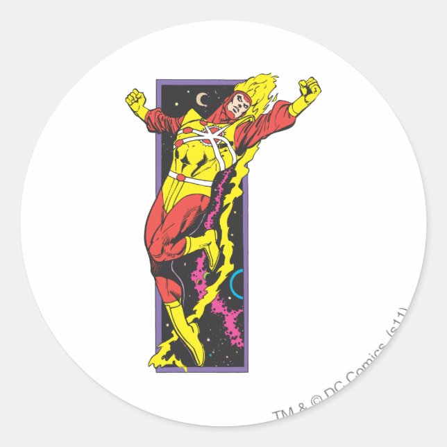 Sticker Rond Leaps Firestorm (Devant)
