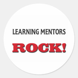 Sticker Rond Learning Mentors Rock