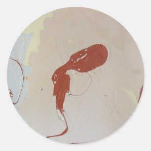 Sticker Rond Lèchement grillé de marshmallow