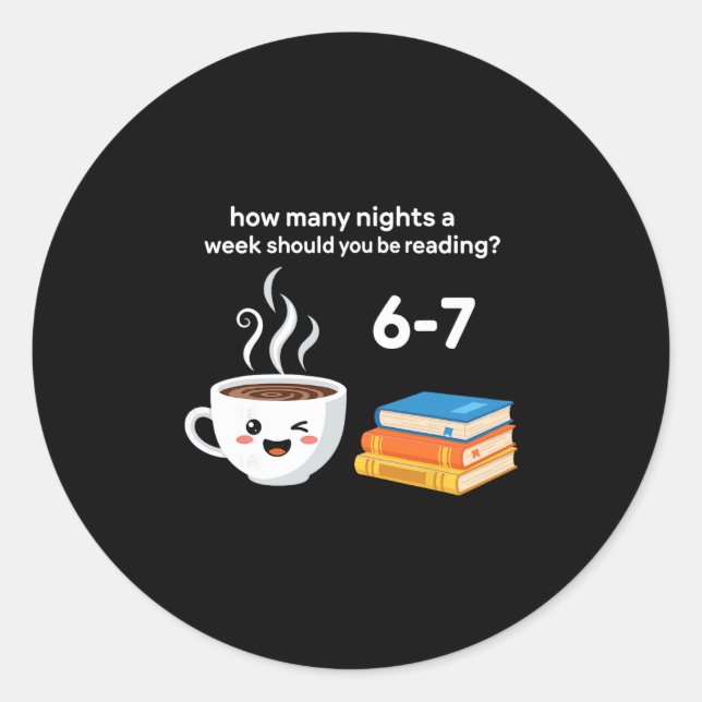 Sticker Rond Lecture 67 Mème Professeur d'anglais Drôle 6 7  (Devant)